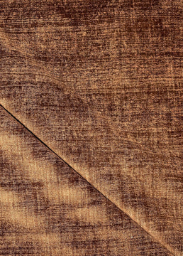 SILK LUXE SOLID SHEARED 5MM BURNT ORANGE