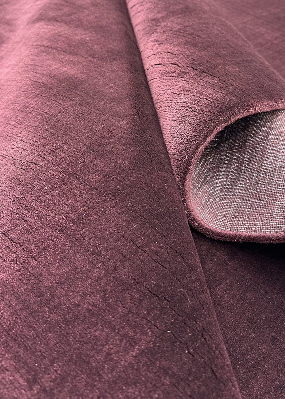 WOOL AND SILK LUXE SOLID 10MM CABERNET
