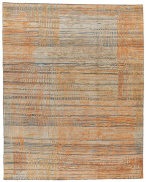 KNOSSOS ORANGE BLUE Product Tufenkian Artisan Carpets 