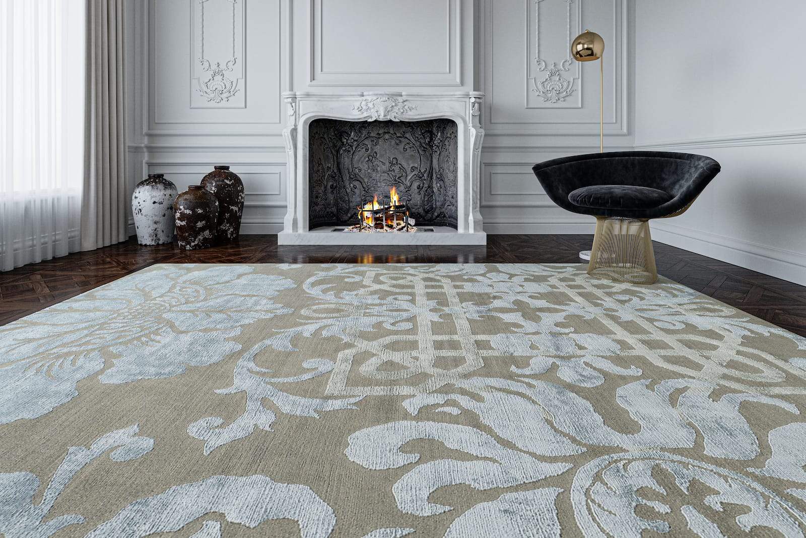 Brocade Camelot Transitional Rug Tufenkian Carpets