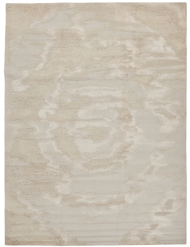 Concentric Ivory Organic Rug Tufenkian Carpets